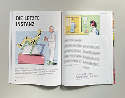 Print Illustrations for MAGAZIN Article