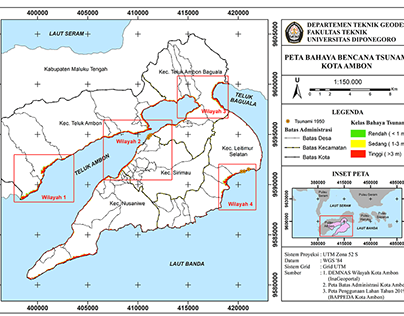 Analysis of Tsunami Risk Level In Ambon City