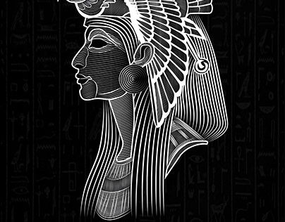 Cleopatra Line Art