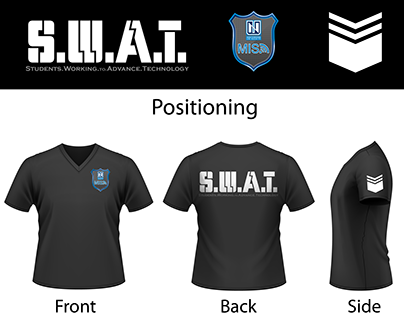 S.W.A.T. Club Logo and T-Shirt Design