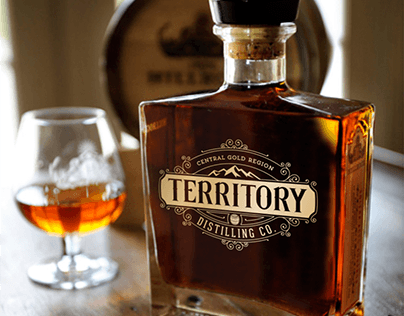 TERRITORY DISTILLING CO Packaging design, USA