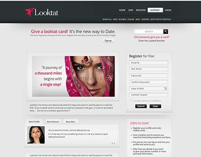Looktat Website Design
