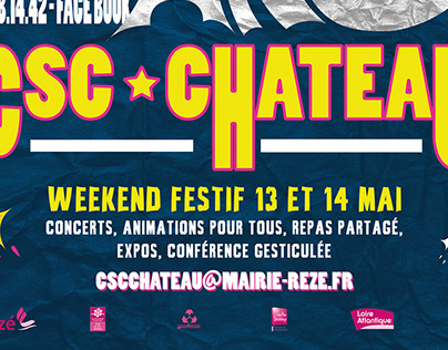 Poster/Flyer CSC Château de Rezé