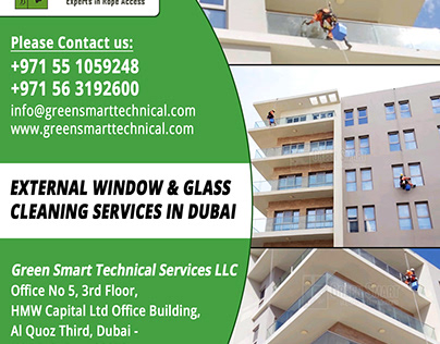 Window Cleaning Services Dubai | External GlassCleaning