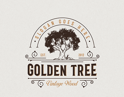 GOLDEN TREE - Vintage Logo