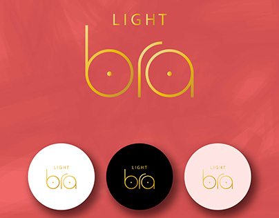 Логотип для бренда "LightBra" - магазин нижнего белья