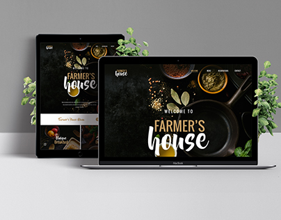 Farmer's House - Restaurant Web Design