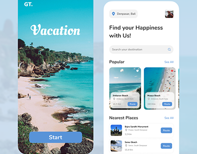 Tourism App Design