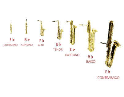 Você sabia que existem 17 saxofones diferentes?