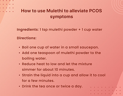 MULETHI - TO ALLEVIATE PCOS SYMPTOMS