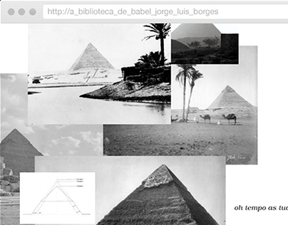 A Biblioteca de Babel / interactive pdf