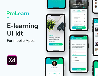 ProLearn E-learning UI kit