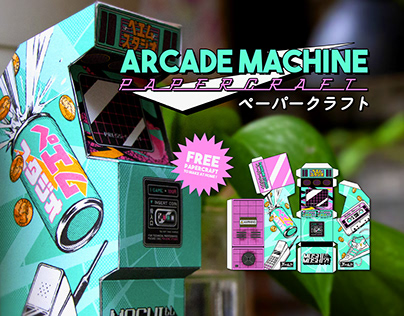 Arcade Machine Papercraft