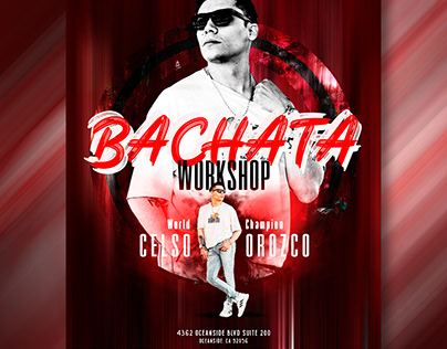 Bachata Workshop - Celso Orozco - Poster