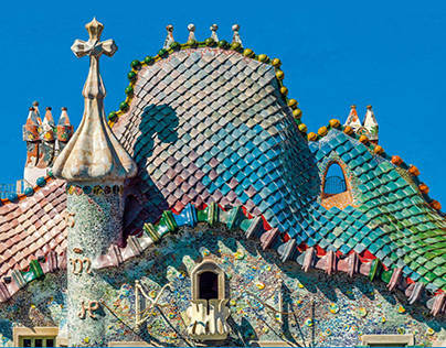 Antoni Gaudi / Casa Batlló / ILLUSTRATION ARCITECTURE