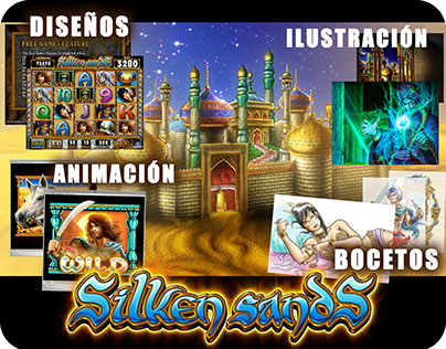DISEÑO/ILUSTRACIÓN/ANIMACIÓN/ Slot Game - Silken Sands