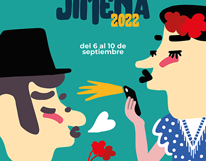 Propuesta de cartel para las fiestas de Jimena 2022