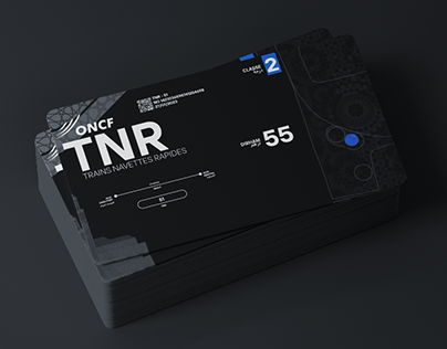 New Tickets Design For ONCF (TNR Train)