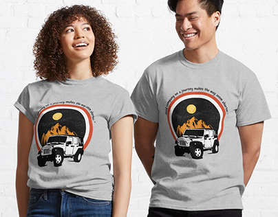 Good Company ON A Journey Make...Classic T Shirt Design