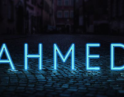 Glow my name in street