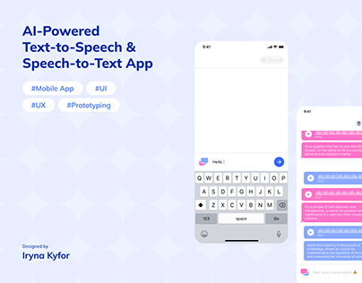AI-Powered Text-to-Speech & Speech-to-Text App
