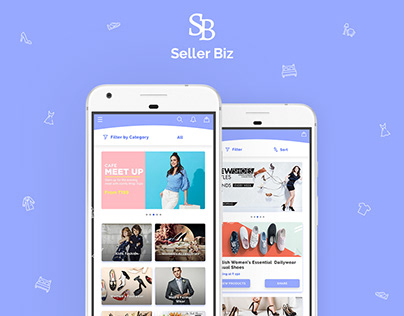 Seller Biz App UI Design