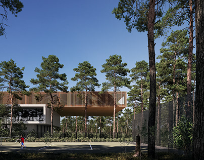 Residence in the forest