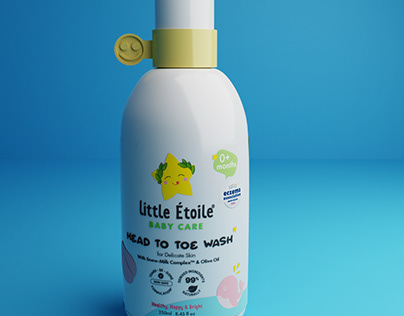 3d baby care product modeling + rendering