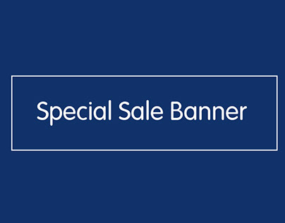 Special Sale Bannner