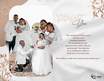 Wedding "Thank You" Card