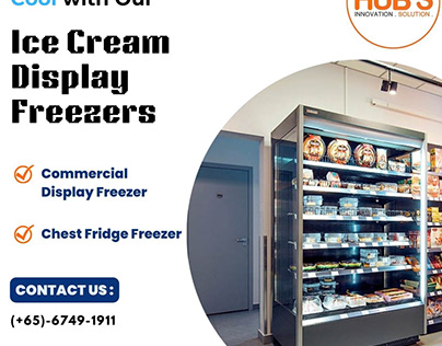 Keep Your Cool with Our Ice Cream Display Freezers!