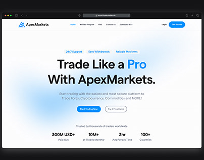 Apex Markets - Website & Saas