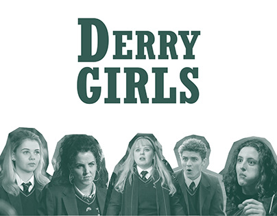 DERRY GIRLS - newspaper cover