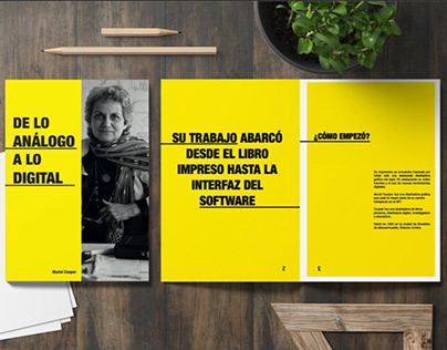 Revista sobre Muriel Cooper, taller gráfico ll