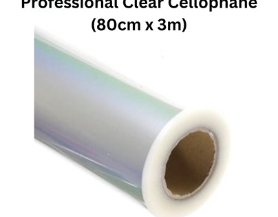 Professional Clear Cellophane (80cm x 3m)
