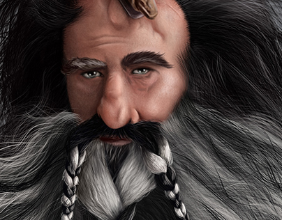 The Hobbit's Dwarves - Digital painting