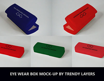 Eye Wear Box - Glasses Box Mock-up