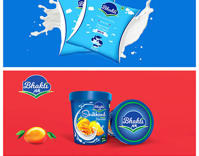 Bhakti Dairy Product Packaging