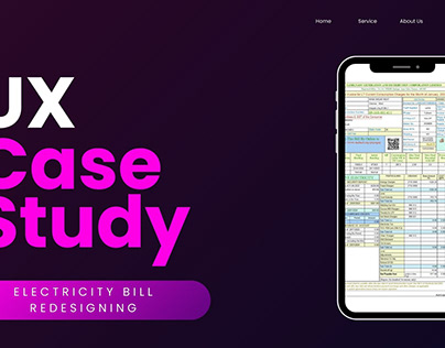 UX Case Study- Redesigning an Electricity Bill