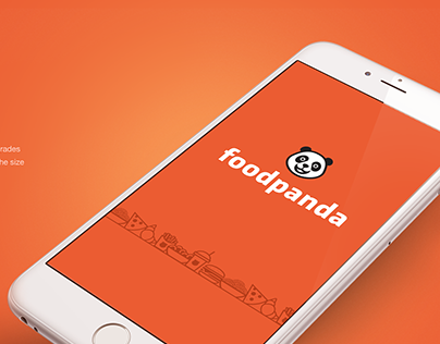 Foodpanda app IOS design