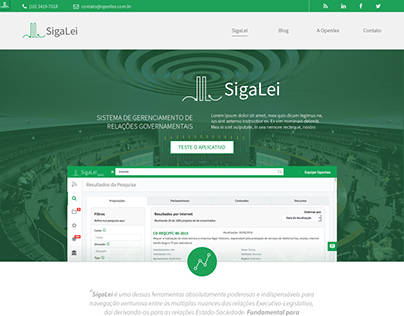 SigaLei - Openlex Website