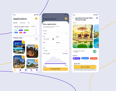 resort booking mobile app