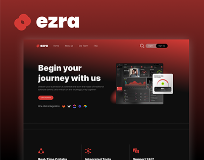 Ezra-Saas Web Design