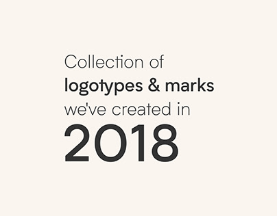 logotypes & marks 2018