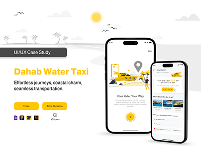 Dahab Water Taxi (UI/UX Case Study)