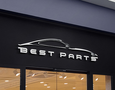 Logo for auto spare parts store