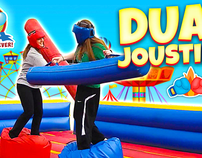 Epic Duel - 2-Player Inflatable Jousting Game