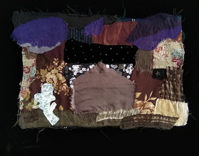 Textile collage