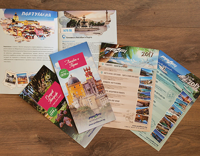 profi tours brochure and flyers