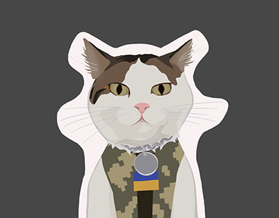 Front-line volunteer cat Shayba